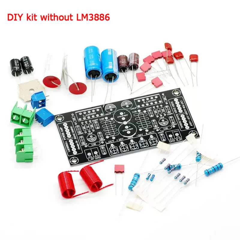 68W + 68W 2-sposób LM3886 płyta wzmacniacza zasilania zestaw DIY moc dźwięku płyta wzmacniacza zasilania (bez LM3886 chip)