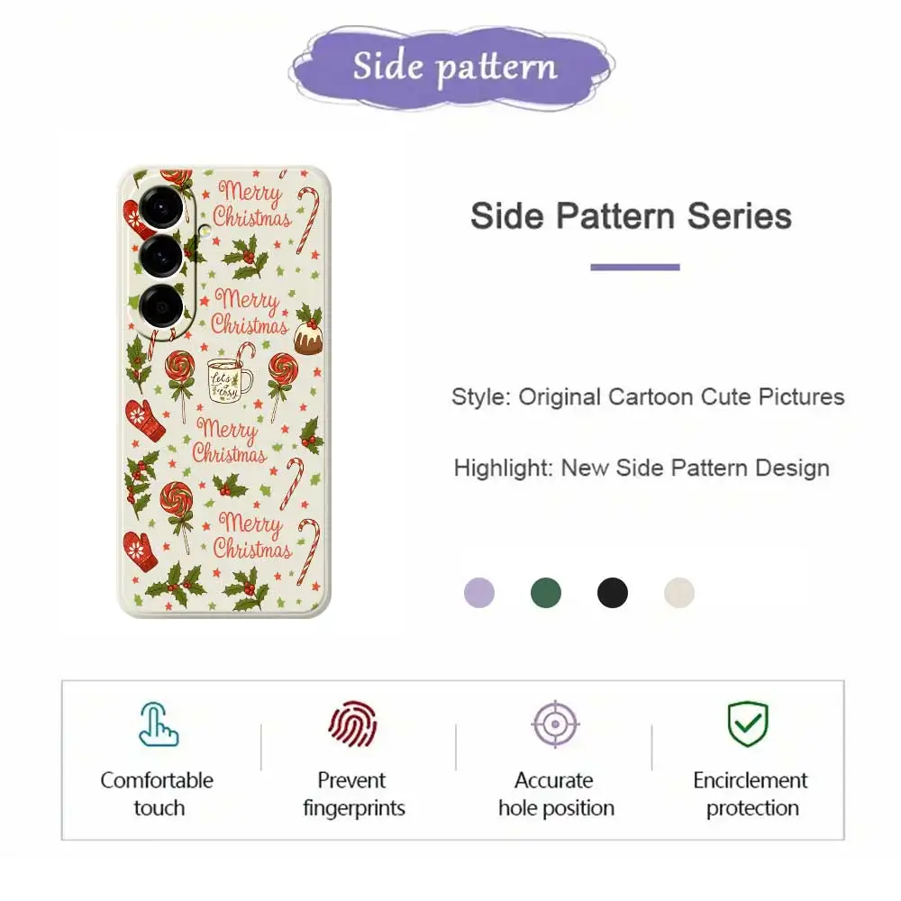 Casos de telefone estilo natal para samsung galaxy a56 a32 a23 a22 5g a32 a23 4g a55 a54 a53 a52 a51 a35 a34 a31 a25 a24 capa macia