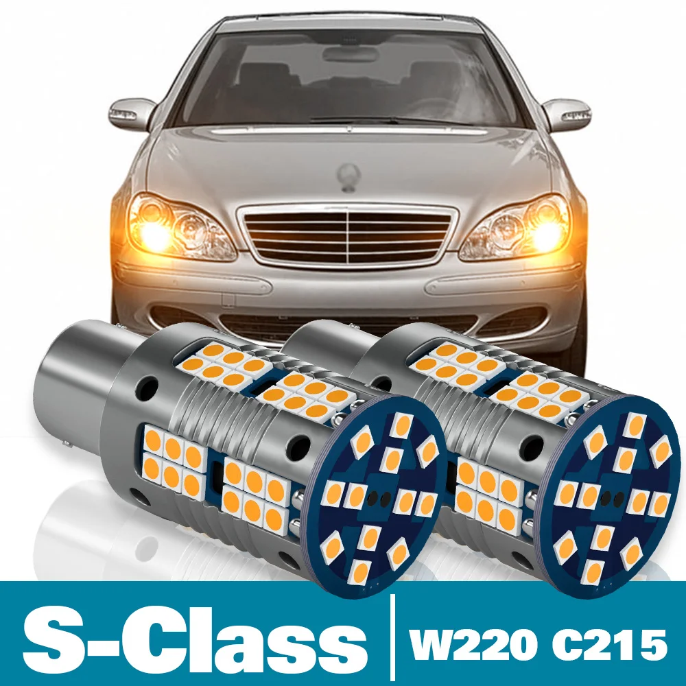 

2pcs LED Turn Signal Light For Mercedes Benz S Class W220 C215 Accessories 1998 1999 2000 2001 2002 2003 2004 2005 2006