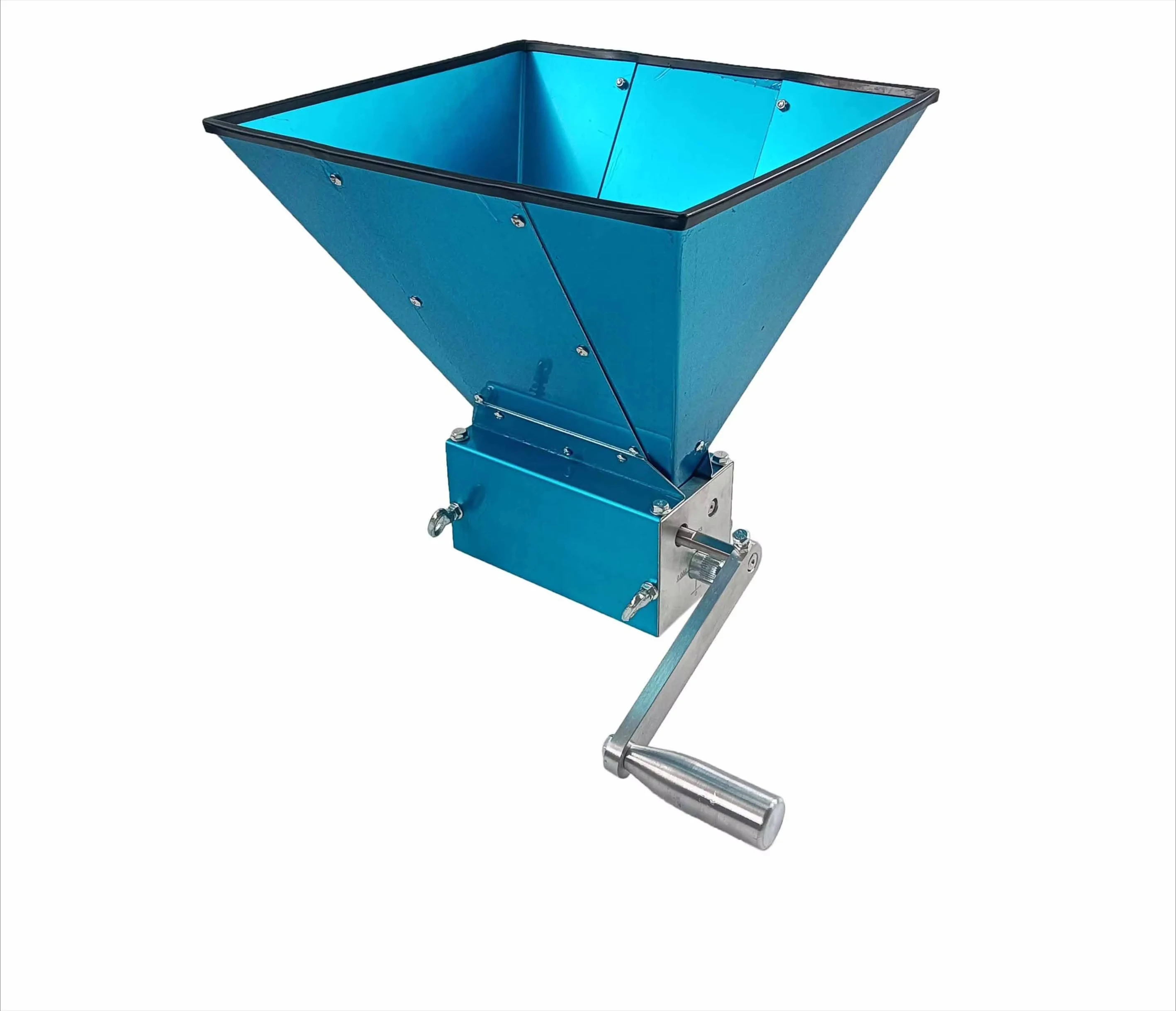 3 Roller Grain Mill Manual Adjustable Barley Crusher Malt Mill 1 Year Warranty for Beer Home Brew