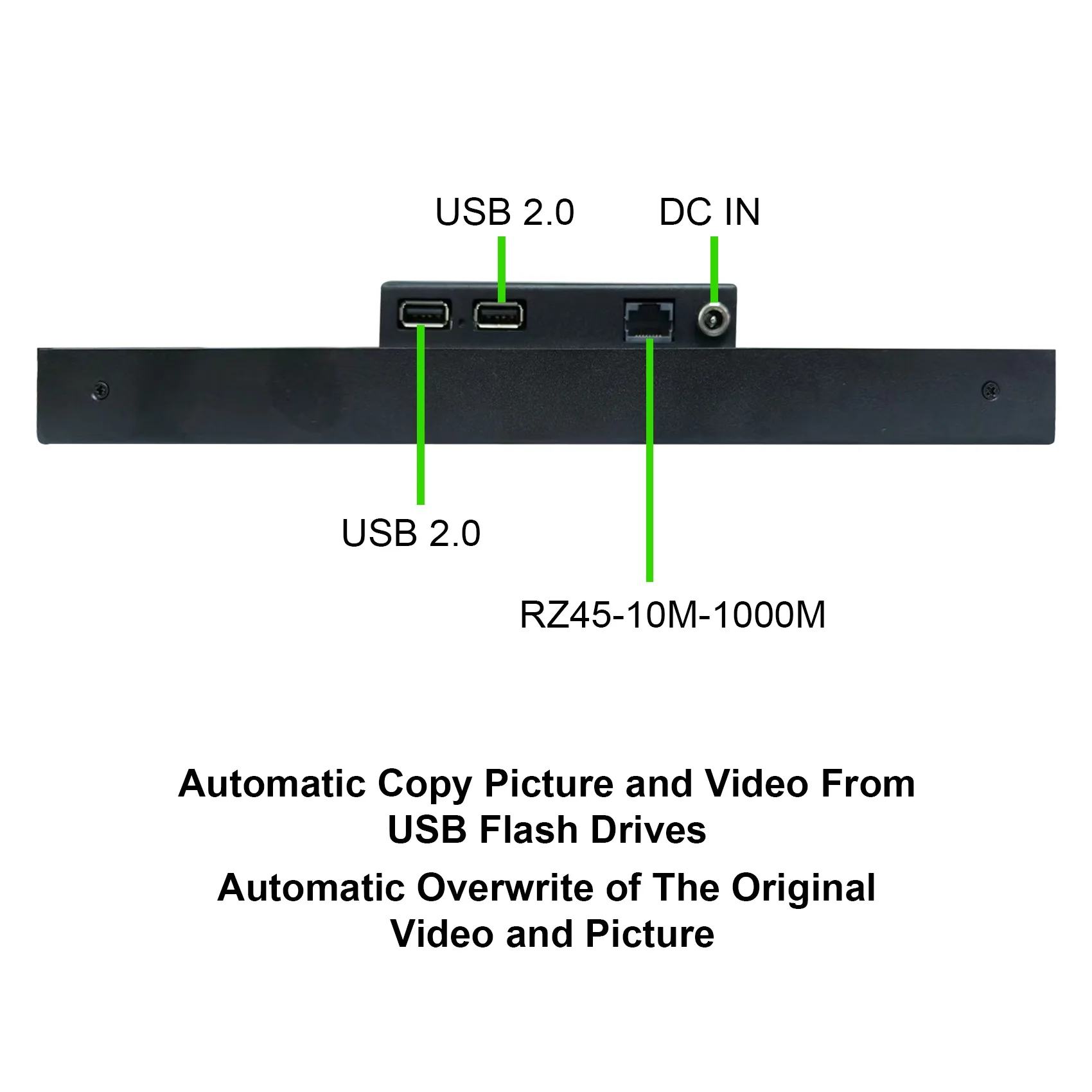 شاشة 10.3 بوصة 1920x720 تعمل بنظام أندرويد تعمل باللمس شاشة LCD USB 2.0 شاشة مقسمة تشغيل تلقائي Co py Video