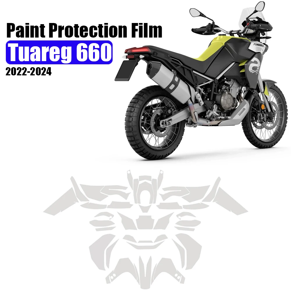 

2022-для Aprilia Tuareg 660 PPF ТПУ Защитная пленка от царапин Невидимый автомобильный чехол Tuareg660 полный комплект защитного обтекателя