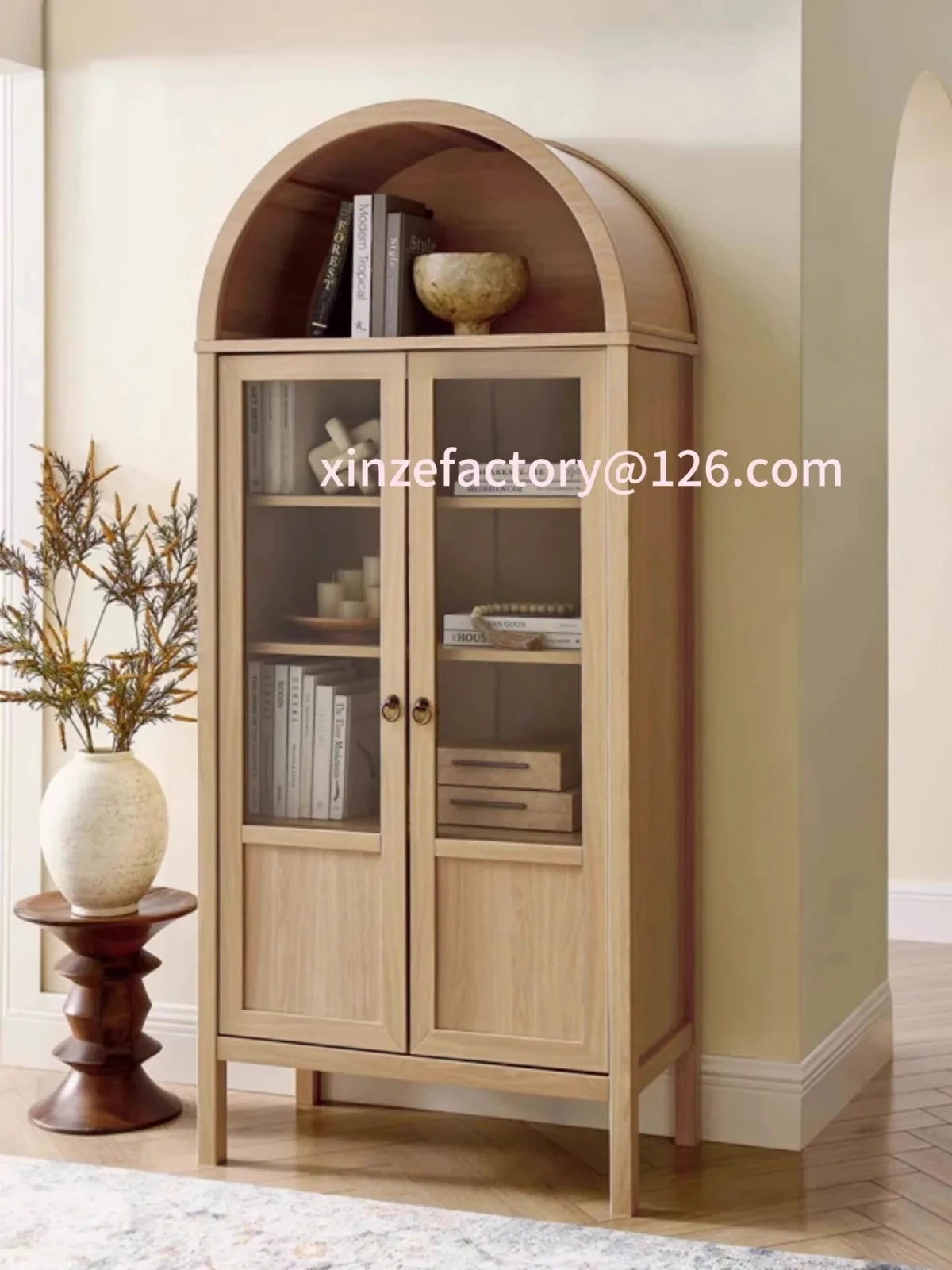 

Настраиваемый американский книжный шкаф из массива дерева в стиле лёгкой роскоши для детской комнаты