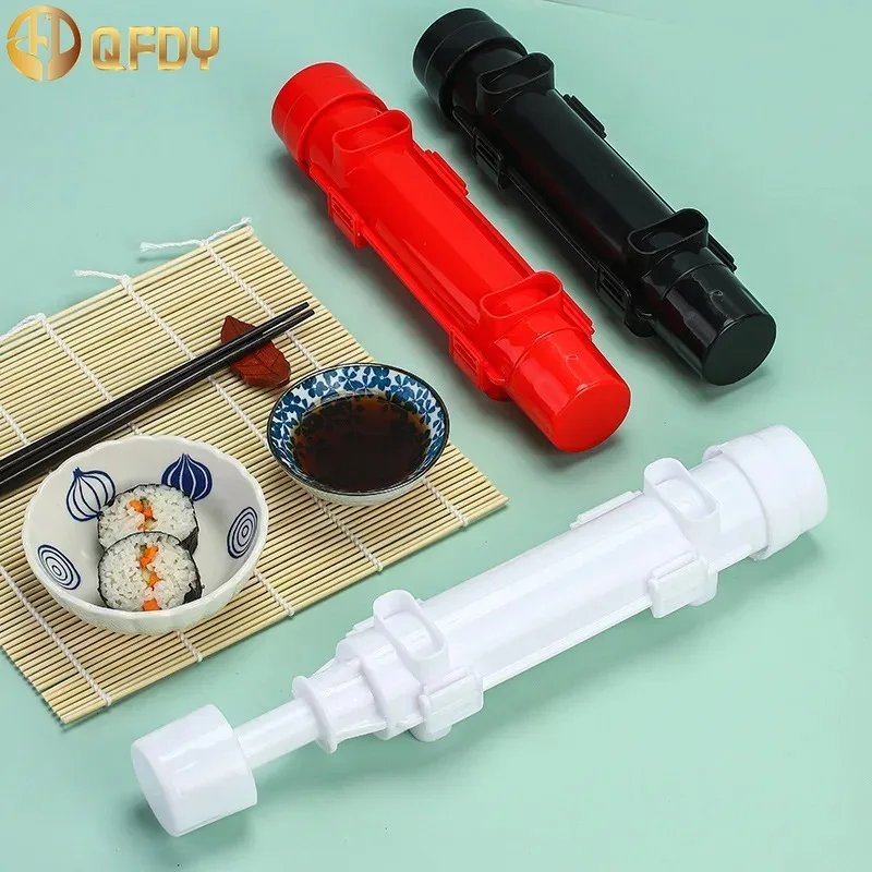 

DIY Cylinder Sushi Making Machine Quick Sushi Bazooka Japanese Rolled Rice Meat Mold Rice Ball Mold Kitchen Bento Accessories