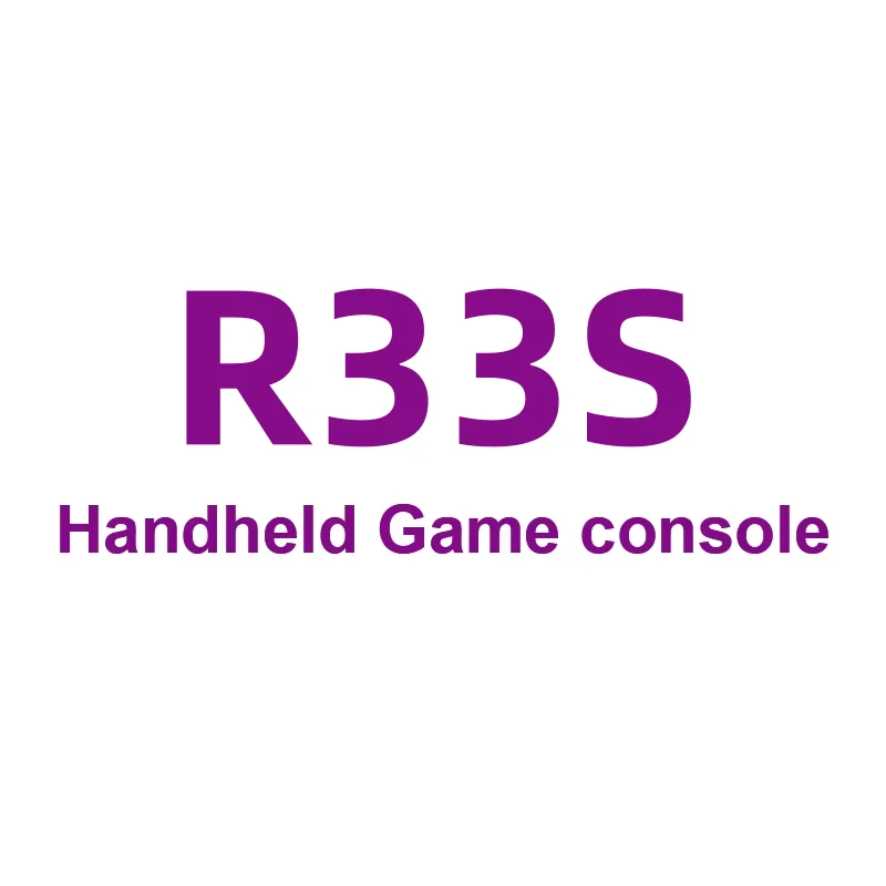 Portable Game Consolefor R33S Retro Handheld Game Player Linux System 3.5 Inch IPS Screen Portable Pocket Video Console Boy Gift