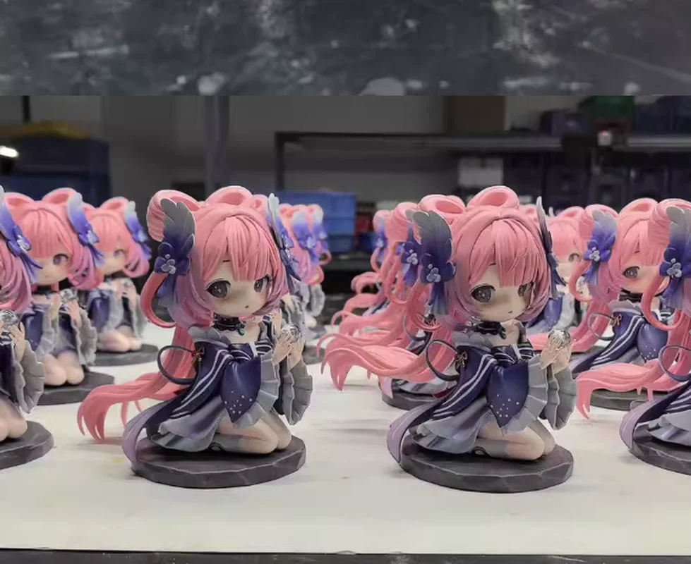 

11cm Q-version Coral Palace Kokomi Genshin Impact Anime Figure Scene Car Ornament Gift