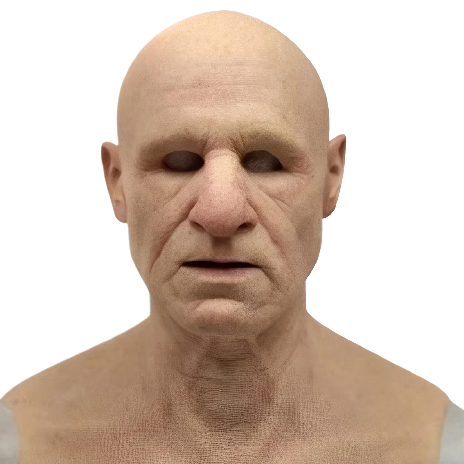 

2025 Halloween Realistic Old Man Latex Masks Bald Man Latex Mask Supersoft Horror Wrinkle Face Headgear Cosplay Costume Mask