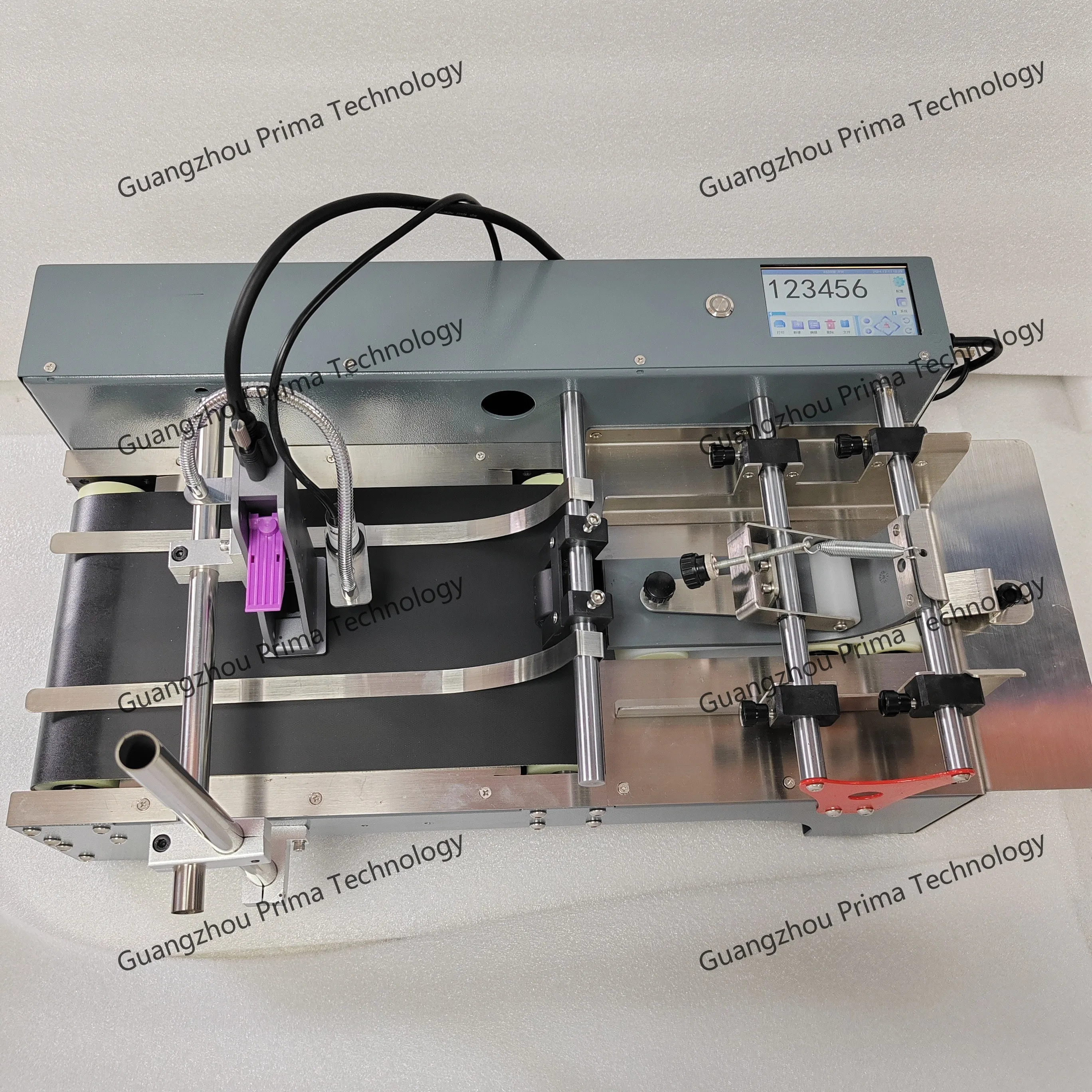 Portable Mini Tij Inkjet Printer 25.4mm Automatic Desktop Paging Machine For Plastic And Carton Bagging