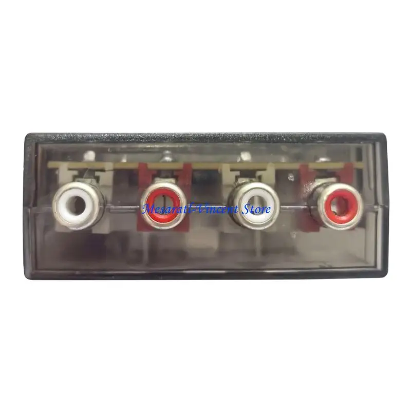 A70F Upgrades ABS Car Sound Processor 4 Inputs 4 Outputs Multi Channel Car Stereo Convert for Clear Sound & Deep Bass
