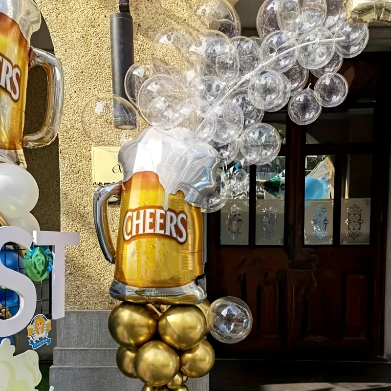 100 Stück Mini-Transparente Wellenballons Geeignet für Geburtstagsfeiern, Valentinstag, Hochzeiten, Meerjungfrauen-Partydekorationen – Detail 6