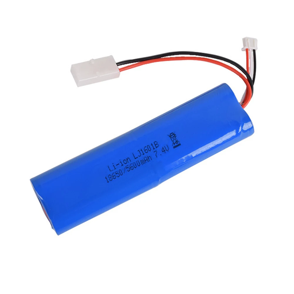 7.4V 5600mah 18650 bateria Lipo L6.2-2P wtyczka dla heng long 3818 3889 3809 zbiorniki RC samochodzik zabawka aktualizacja części akumulator o dużej