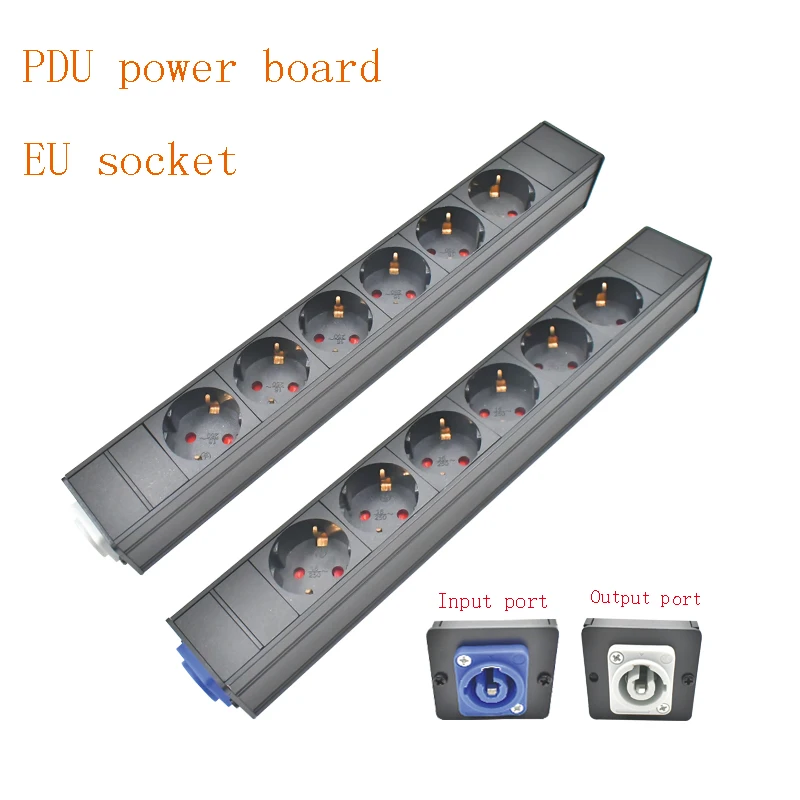 

Корпус из алюминиевого сплава PDU, входная/выходная розетка европейского стандарта 1-11AC без провода