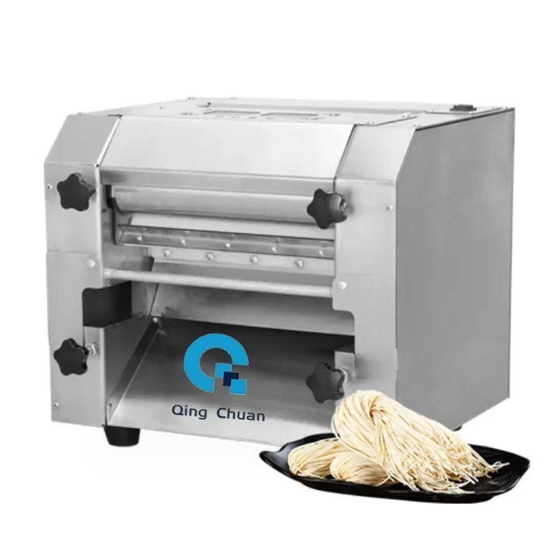 

300 Electric Noodles Machine Dough Press Roller Various Sizes Stainless Steel Desktop Pasta Commercial Kneading Dumpling Maker