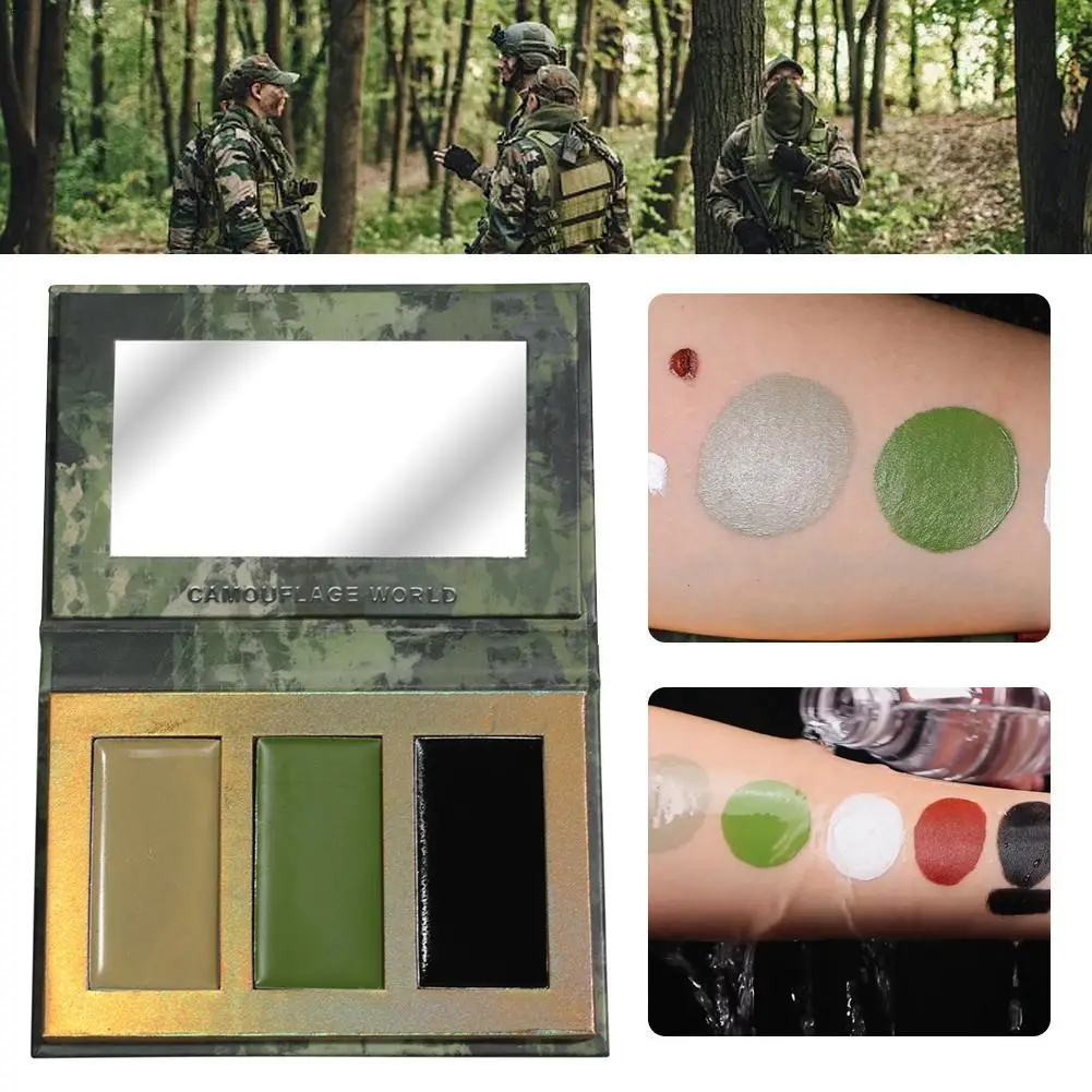 Army Fans CS Shooting Face Paint Camouflage Oil Outdoor Military Body Oil Camo Gear Graffiti Paint Face Tactical Disguised