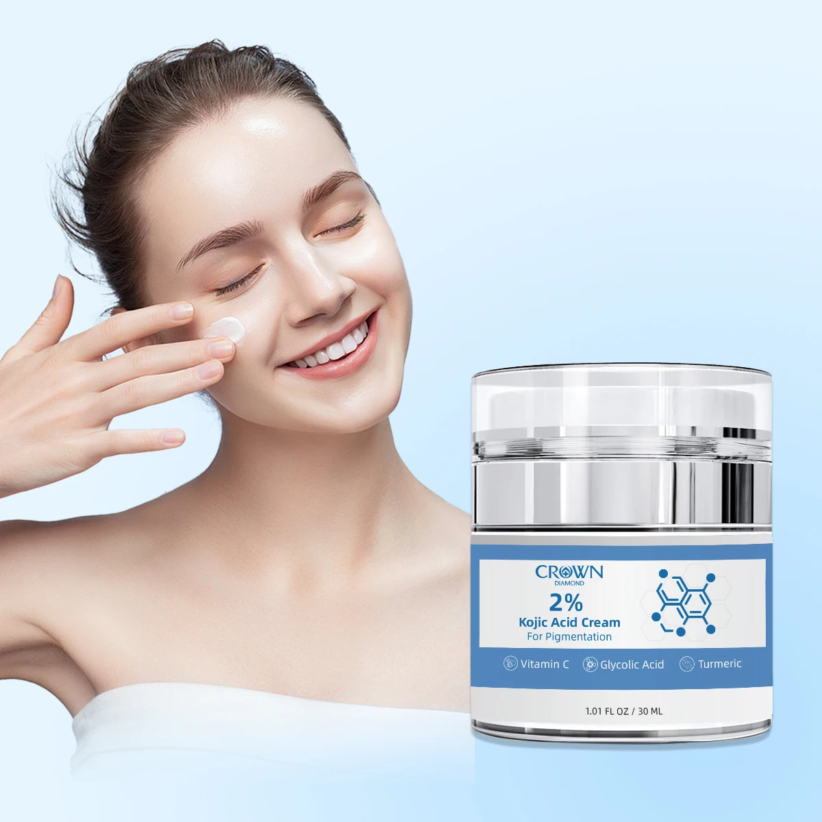 

50ml Kojic Acid Face Cream Facial Brightening and Moisturizing Cream Anti Aging Whitening and Oil-control Facial Cream