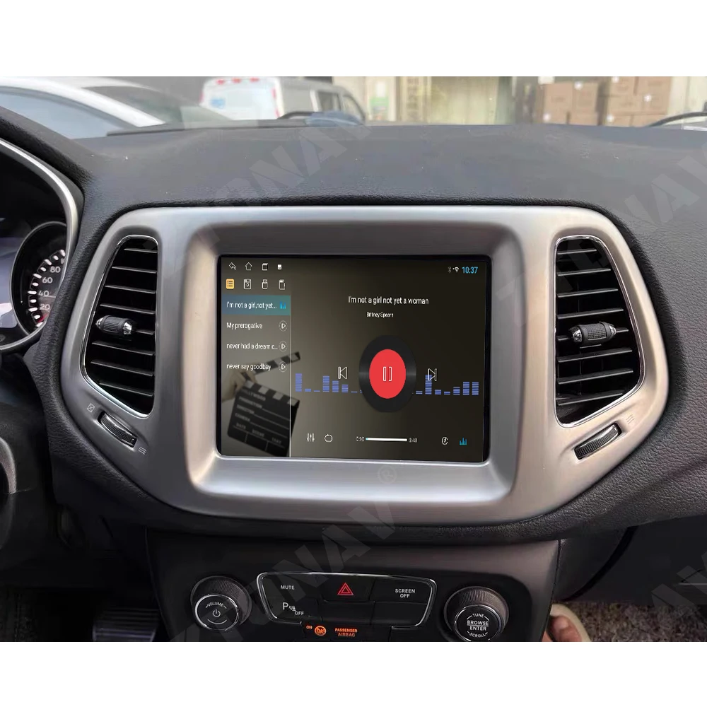 Carplay Android Screen For Jeep Compass 2017 2018 2019 Car Radio Stereo Car Multimedia Player Navigation GPS Auto Headunit