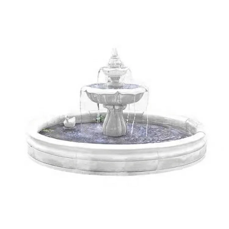 Best Selling Garden Sculpture Flower Pot Fountain Mold Landscape Decoration Mold