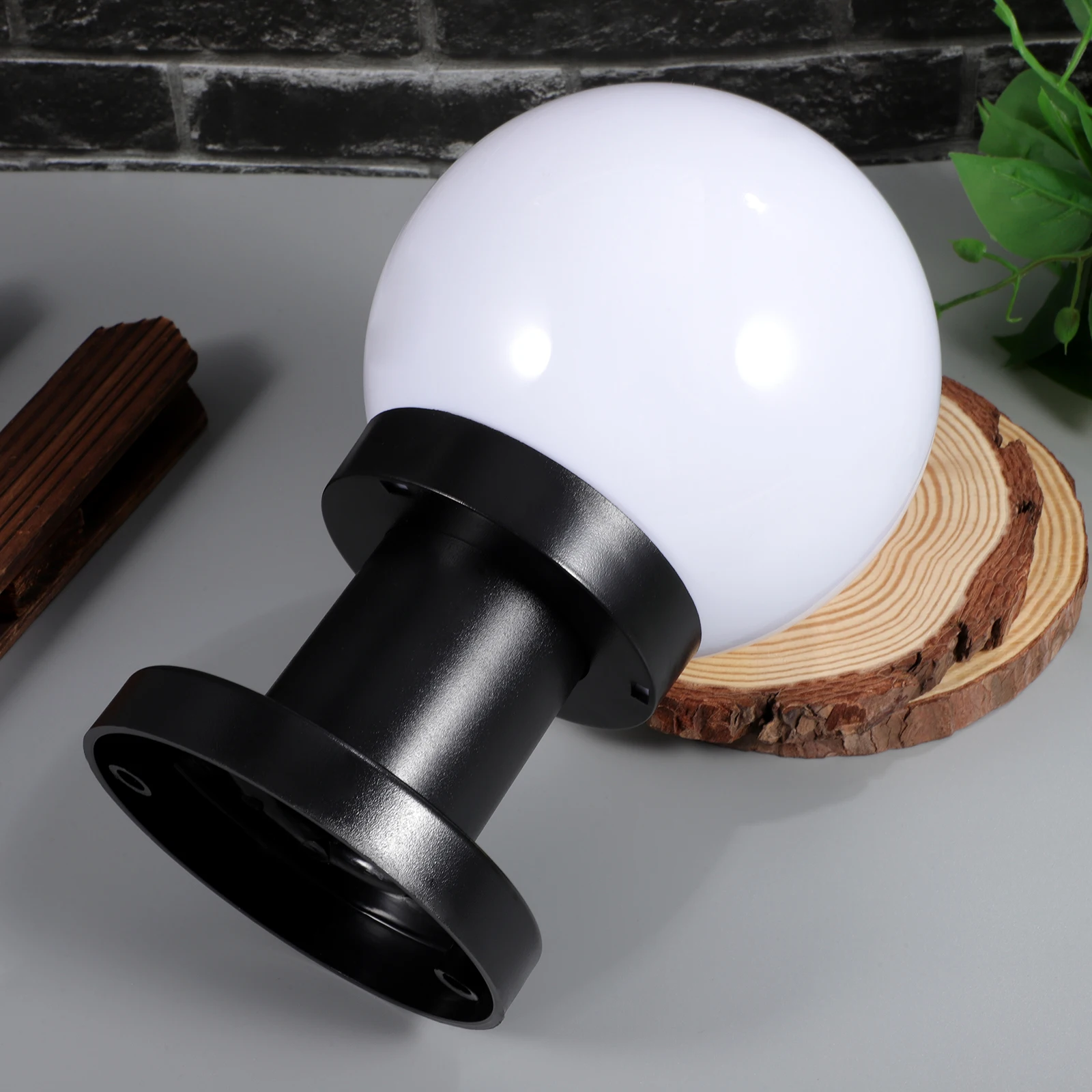 

Acrylic Round Lampshade 15cm Base Solar Outdoor Lights Garden Fence Lamp Posts Outdoor Lighting Post Lighting Decor Yard