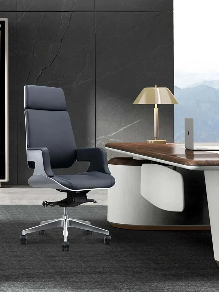 Luxury Meeting Home Office Chair Modern High Back Ergonomic Swivel Office Chair Living Room Executive Leather Office Chair