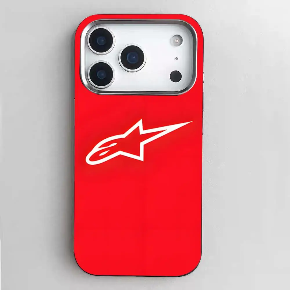 Image of S-Alp-inestar-S-es Logo Handyhülle Matte PC-Handyhülle für iPhone 17 Air 11 12 13 14 15 16 Pro Max Plus Stoßfeste Hülle
