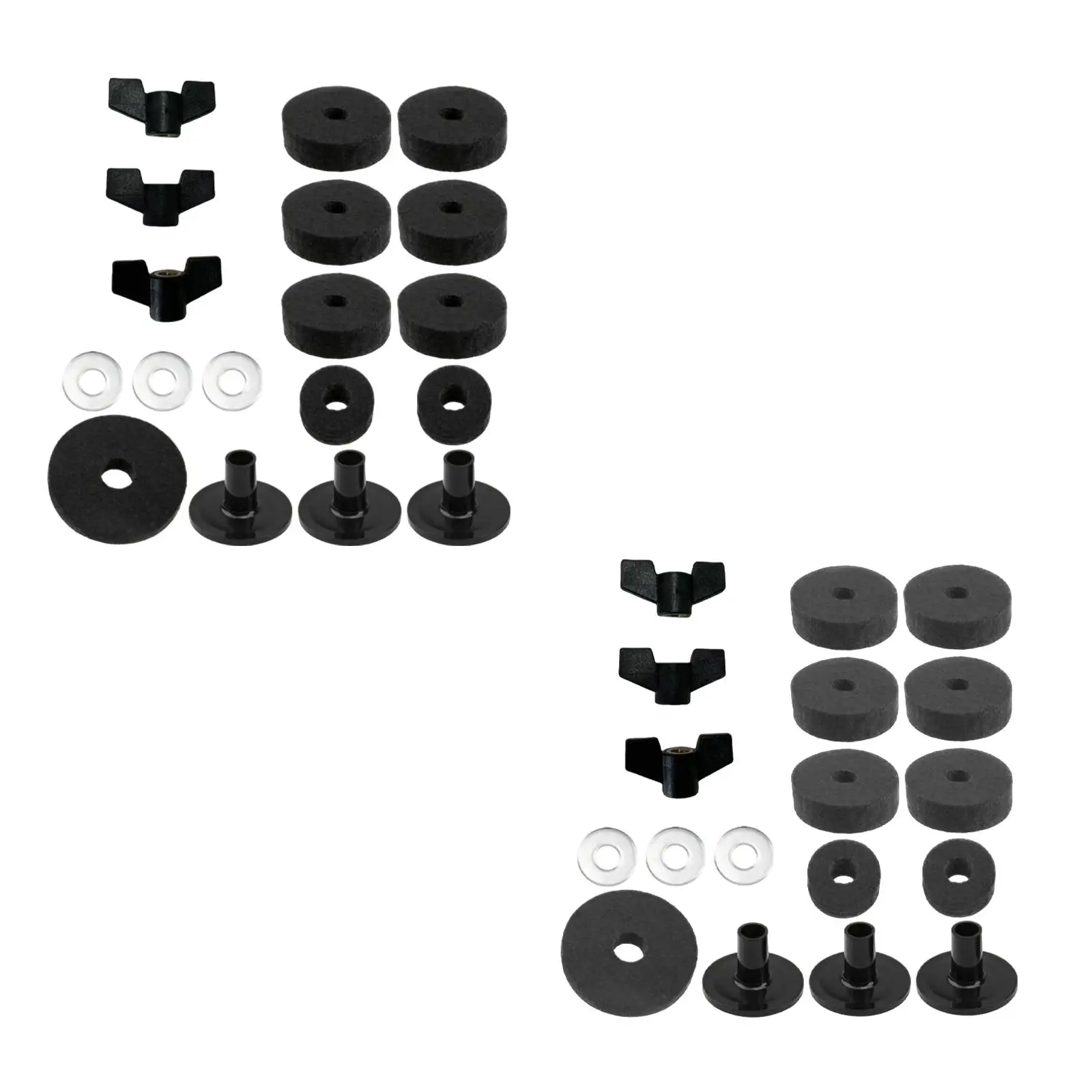 

18 Pieces Cymbal Replacement Cymbal Stand Felts,Sturdy,for Drum Set,Drum Cymbal