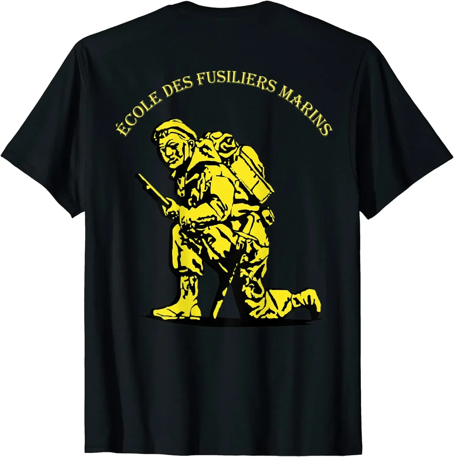 Fusiliers Marins Lorient Men T-shirt Short Casual 100% Cotton Shirts French Army Naval Ecole Des harajuku streetwear graphic2024