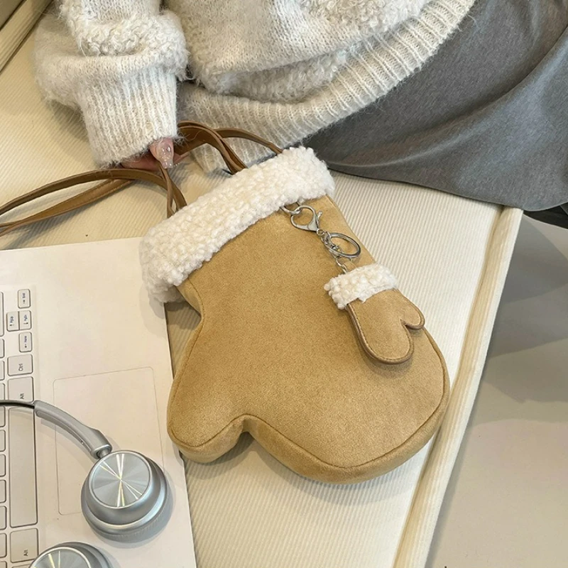 حقيبة يد إبداعية من جلد الغزال للنساء لخريف وشتاء 2025، تصميم ريترو جديد غير لامع، حقيبة كروس قطيفة عصرية ومتعددة الاستخدامات #5