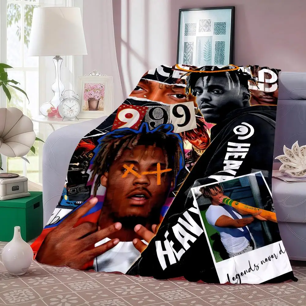 

Singer J-Juice Wrld Throw Flannel Fluffy Soft Blanket Warm Skin-Friendly Throw for Sofa Bed Office Nap Winter