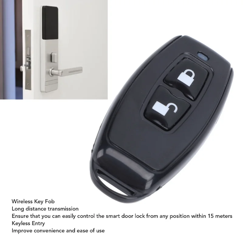 

Беспроводной брелок-ключ 2,4 ГГц, дальность передачи 15 м, плавное управление, дистанционное управление без ключа для TTLOCK