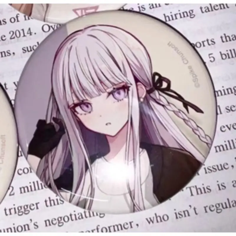 دانغانرونا نانامي شياكي اينوشيما جونكو كيريجيري كيوكو كايد أكاماتسو شارة معدنية ديكور للطاولات #5