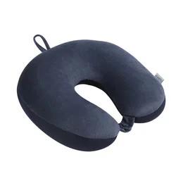 Cuscino per il collo dell'auto 1PC cuscino da viaggio morbido con particelle di schiuma per il Comfort su aeroplani auto e Home Office uso peluche