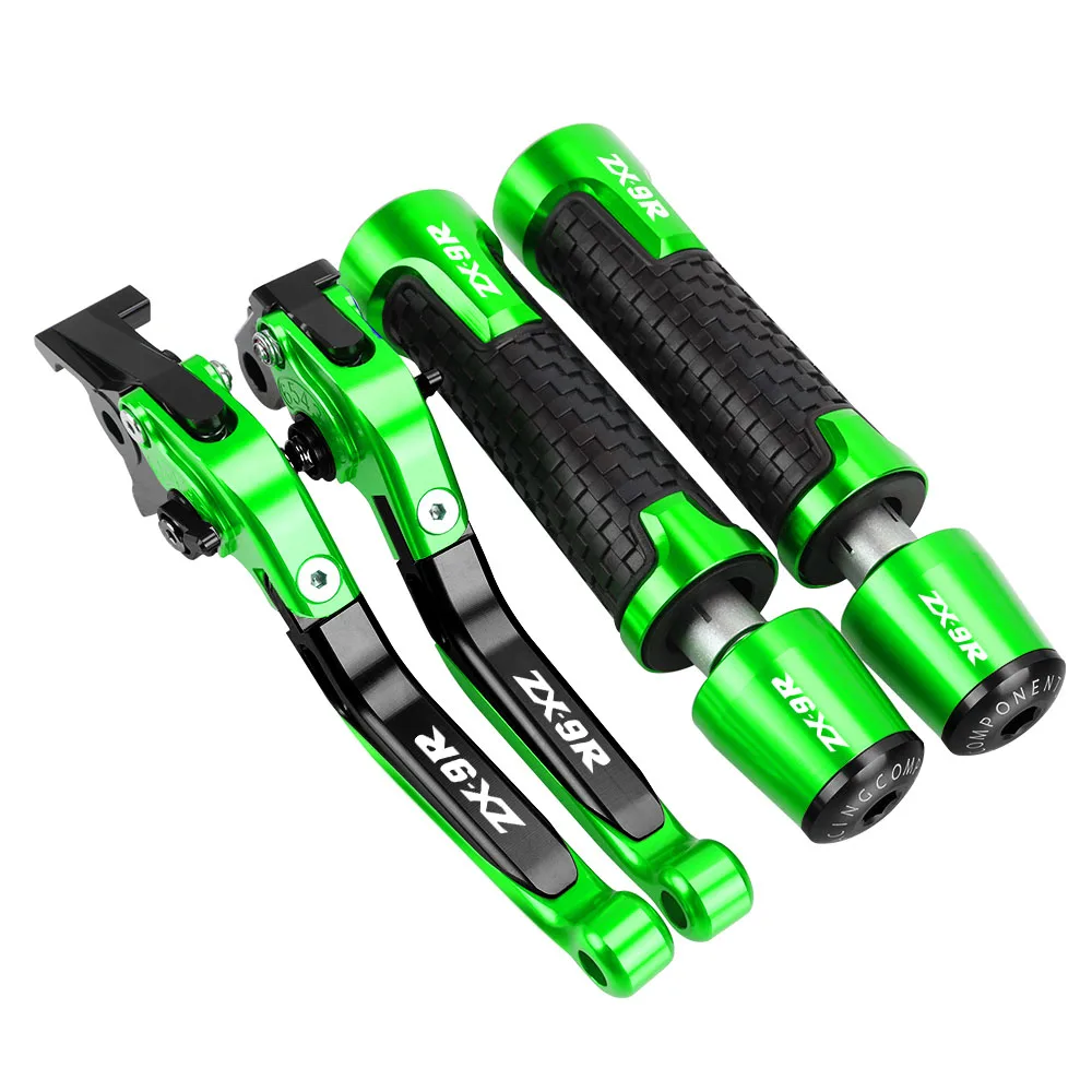 FOR KAWASAKI ZX9R 1998 1999 ZX 9R Motorcycle Accessories Aluminum Brake Clutch Levers Handlebar Grips Hand Bar End 7/8