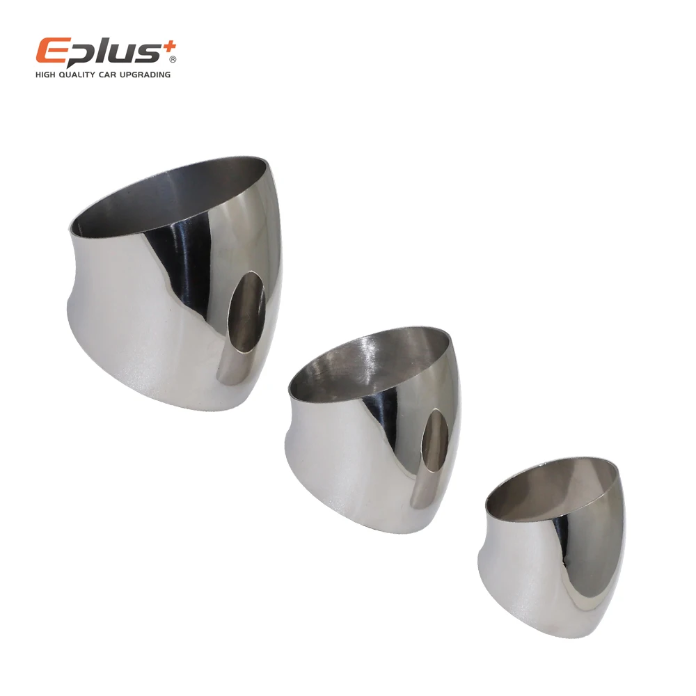 Universal 304 Stainless Steel 45 Degree Elbow Sanitary Welding Pipe Joint Fitting Car Motorcycle Exhaust Pipe Welded Pipe
