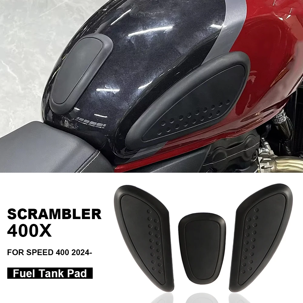 

Motorcycle Accessories Middle Tank Pads Side Anti Slip Sticker Protector Kit New For Scrambler 400X For Speed 400 2024 2025