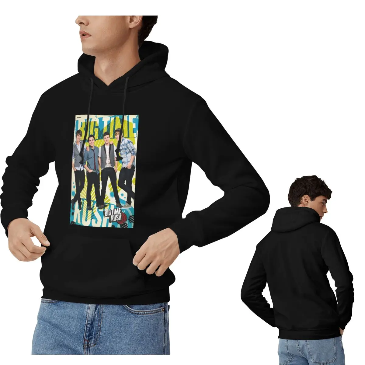 Sudaderas con capucha Big Time Rush Band para hombre y mujer, Jersey informal, sudaderas, ropa de manga larga de Hip Hop, Otoño Invierno