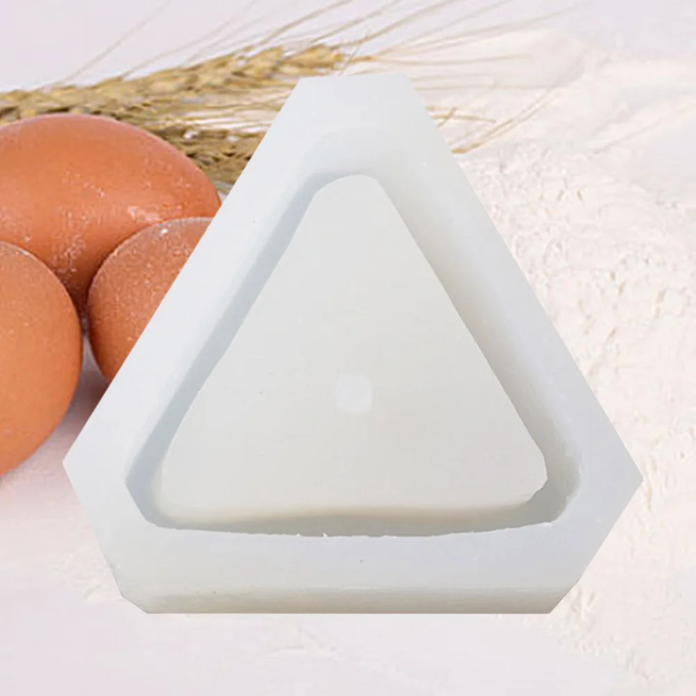 

Succulent Flower Pot Mold Reusable Molds to Bake Cement Planter Silicone Triangle Concrete Novel Design