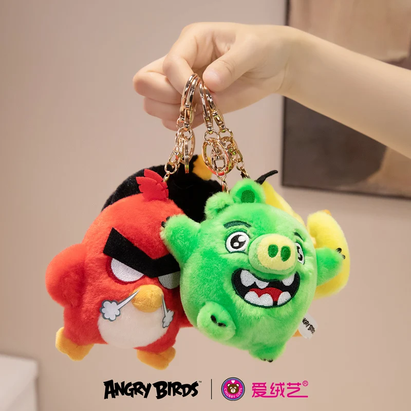 Angry Bird Plush Toy Soft Stuffed Animal Assorted Characters Red Yellow Blue Green Pig Bird Monkey Duck Doll Holiday Gifts