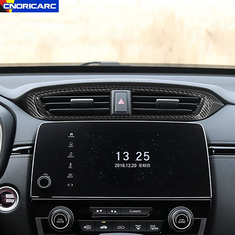 

Center Console Air Conditioning Outlet Frame Decoration Cover Trim For Honda CRV 2017-2021 Car Styling Interior Accessories