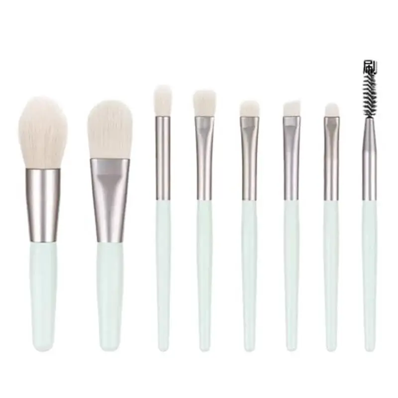 8-teiliges Make-up-Pinsel-Set, weiches Haar, flauschig, komplettes Set Schönheit, Concealer-Pinsel, Lidschatten, Kabuki-Mischung, Make-up-Pinsel, Beauty-Tools