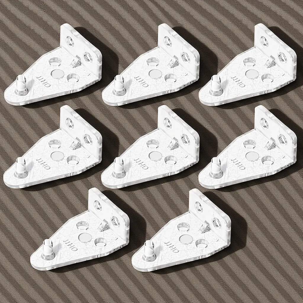 8Pcs Venetian Blind Hook Set Strong Tasteless Firm Material Tilt Hook for Blinds Wand Connection Safe Reliable Operation Easy
