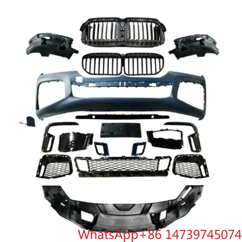 G30 G38 F10 E60 5 Series PP Front Bumper Kit, Fog Light Exterior Modification Accessories