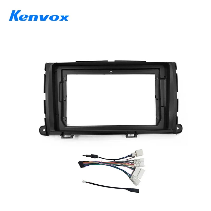 

Kenvox2 din Автомобильный DVD Стерео Радио Fascia Dash Panel 2-рамный комплект отделки подходит для Honda CRV 2007 2008 2009 2010 2011 Стайлинг