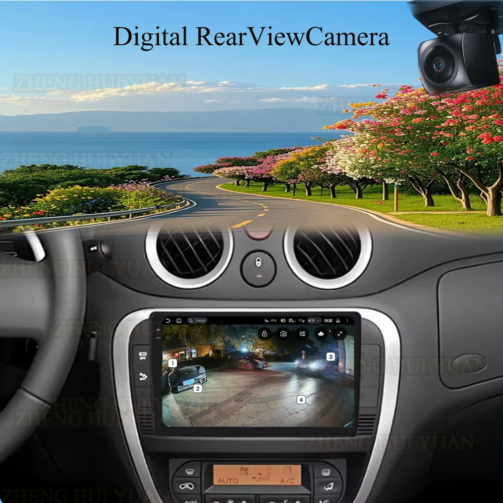 Android 16 CarPlay Auto Car Radio Multimedia navigation video Autoradio Stereo For Citroen C2 C3 2001 2002 2003 - 2010 view 4