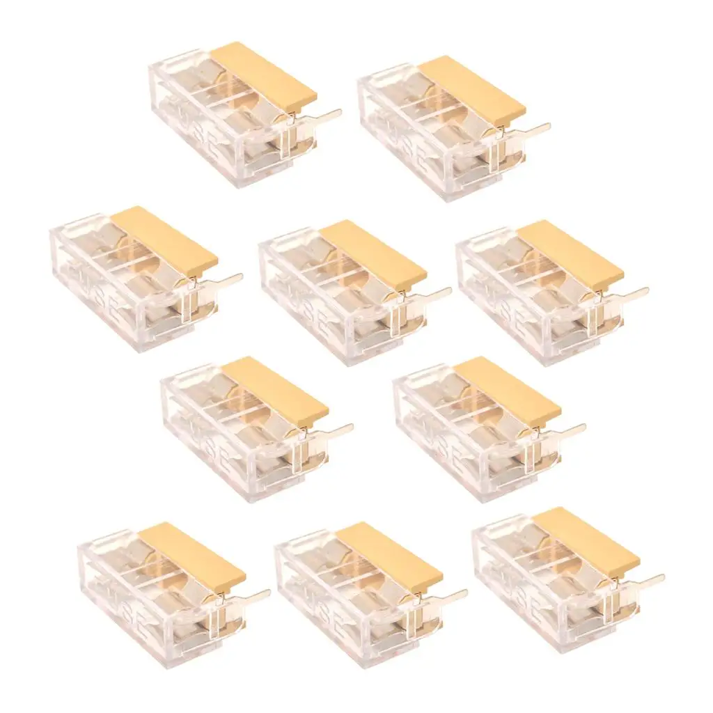 

10pcs PCB Fuse Holder With Case Cover for 20mm Fuse 250V 6A