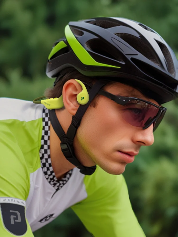 AliExpress POLVCDG X1 Bone Conduction Cycling Earphones 32GB Memory Bluetooth 5.4 Open Running Headset Sports Technology 2025 Model