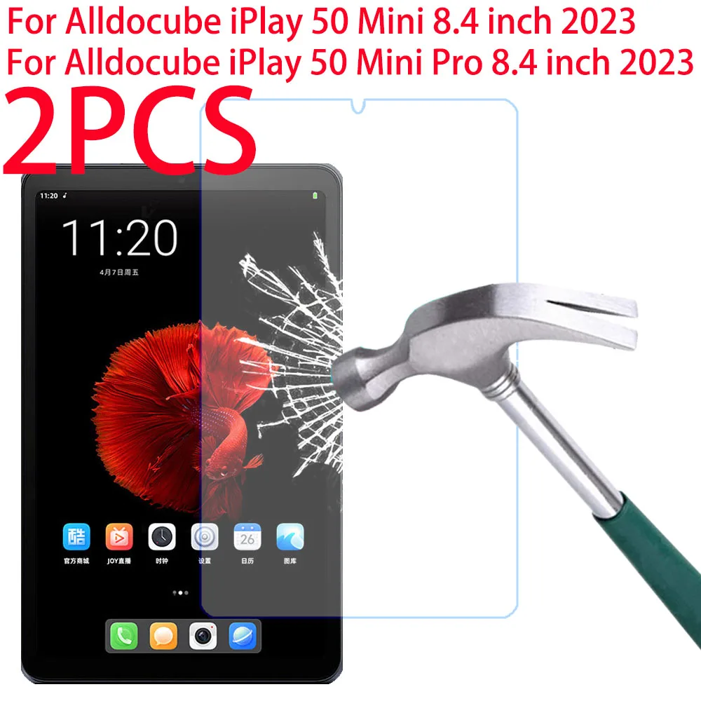 

2PCS 9H Tempered Glass Screen Protector For Alldocube iPlay 50 Mini 8.4 inch 2023 Tablet Protective Film For iPlay50 Mini Pro