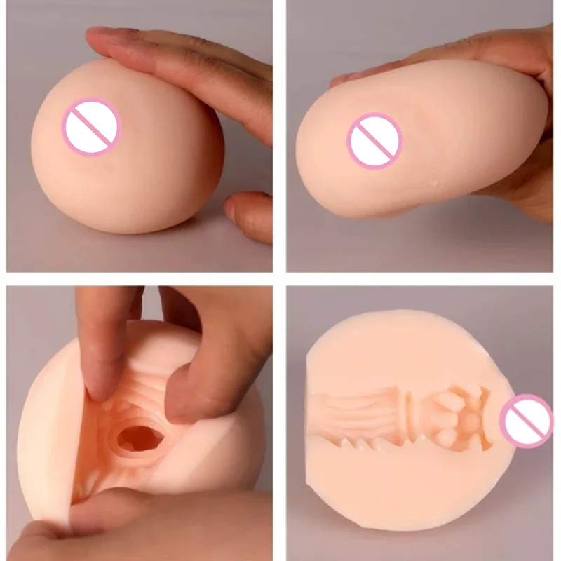 Simulation of Breast Mimi Soft Ball Male Masturbation Toys Adult Sex Toys