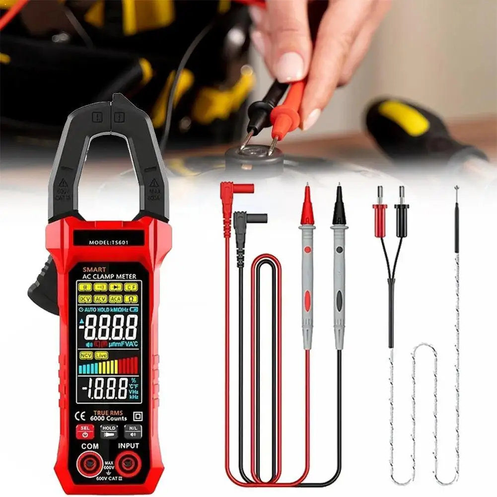 

Intelligent Clamp Meter Digital Clamp Meter Measure Current Clamp AC DC Voltage Ammeter Voltage Tester Multifunctional