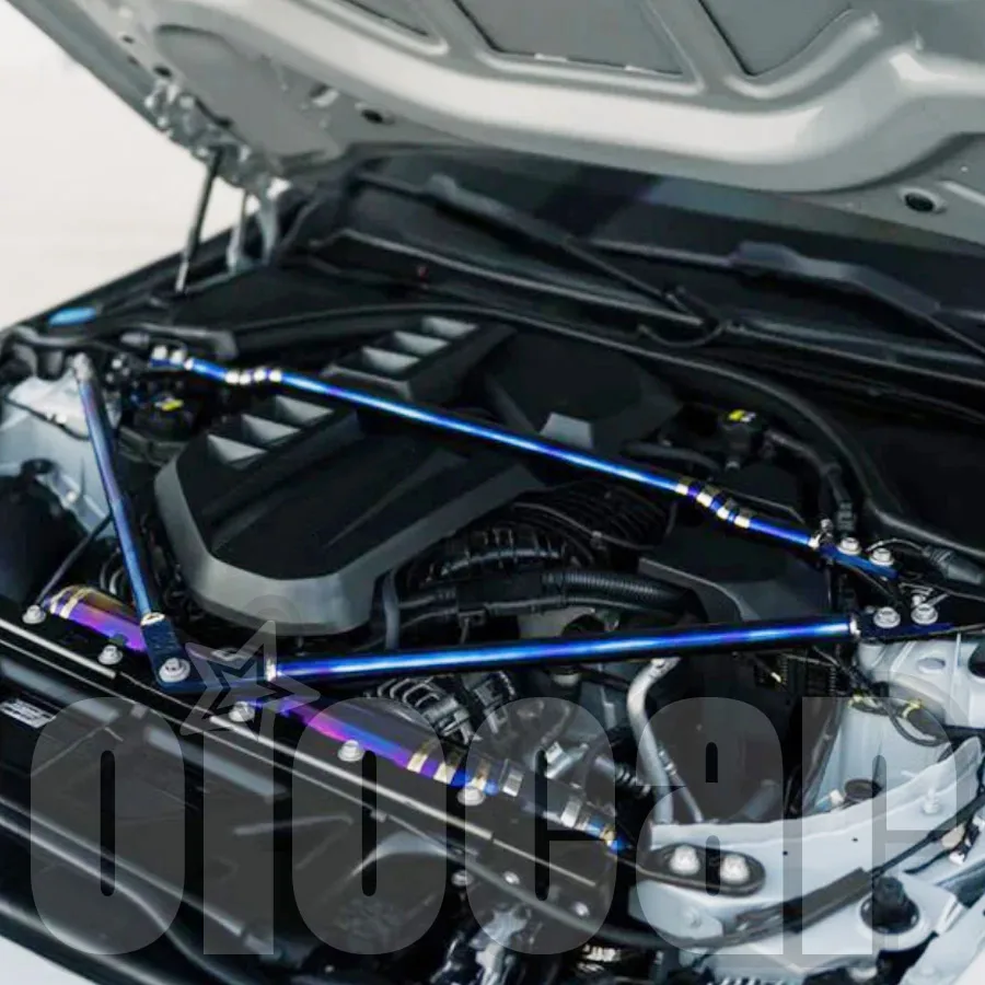 

OiOMOTORS Lightweight Titanium Front Strut Bar Strut Tower Brace Sway Bar for BMW G87 M2 G80 G81 M3 G82 G83 M4