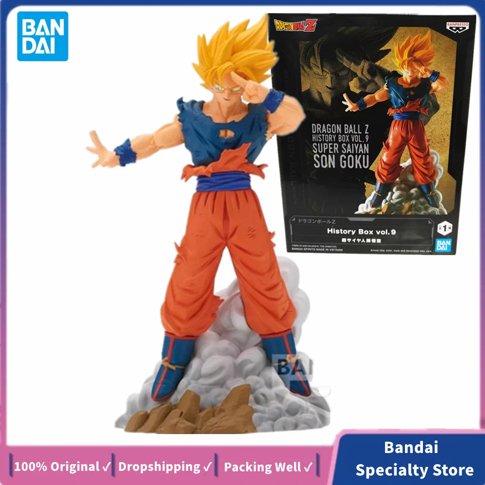 Banpresto Dragon Ball Z History Box 9 Super Saiyan Son Goku Action Figures Anime Dragon Ball Figurine Toys Model Gift